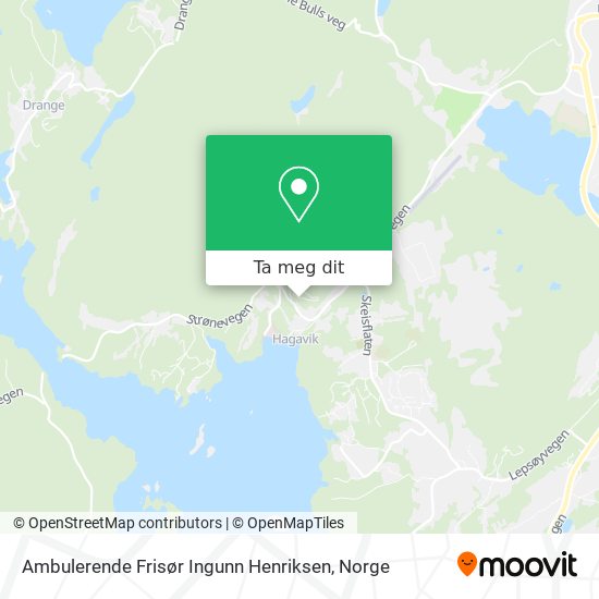 Ambulerende Frisør Ingunn Henriksen kart