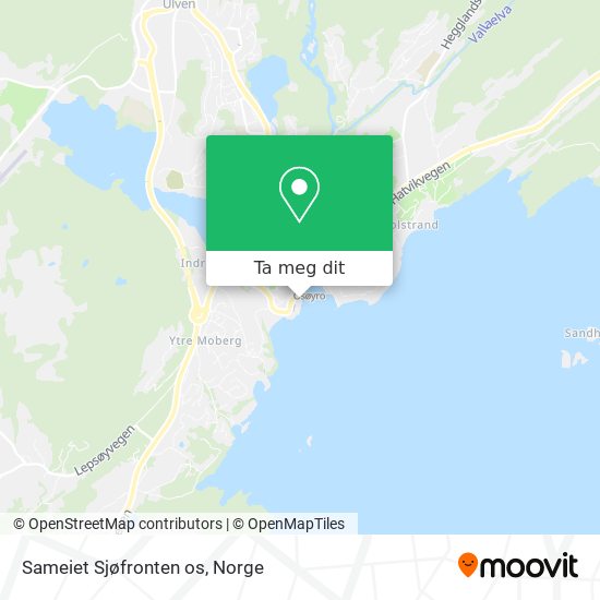 Sameiet Sjøfronten os kart