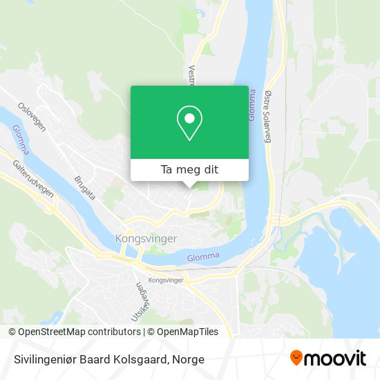 Sivilingeniør Baard Kolsgaard kart