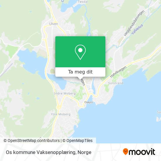 Os kommune Vaksenopplæring kart