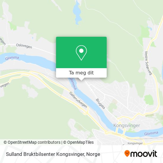 Sulland Bruktbilsenter Kongsvinger kart