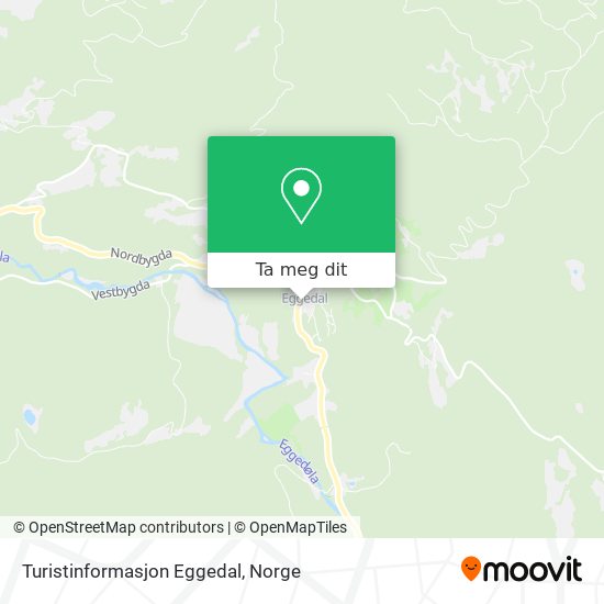 Turistinformasjon Eggedal kart