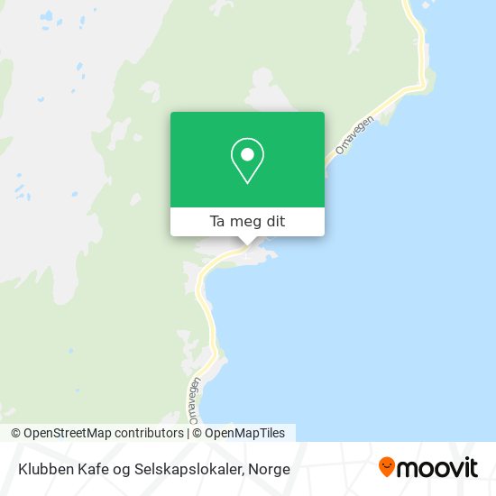 Klubben Kafe og Selskapslokaler kart