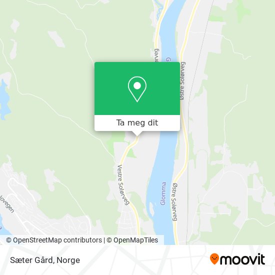 Sæter Gård kart