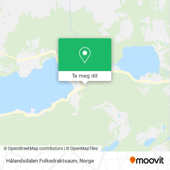 Hålandsdalen Folkedraktsaum kart