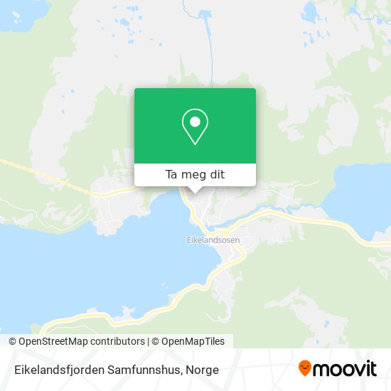 Eikelandsfjorden Samfunnshus kart