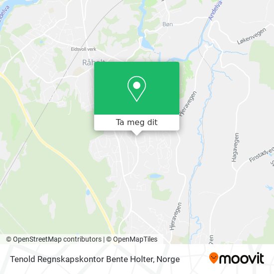 Tenold Regnskapskontor Bente Holter kart