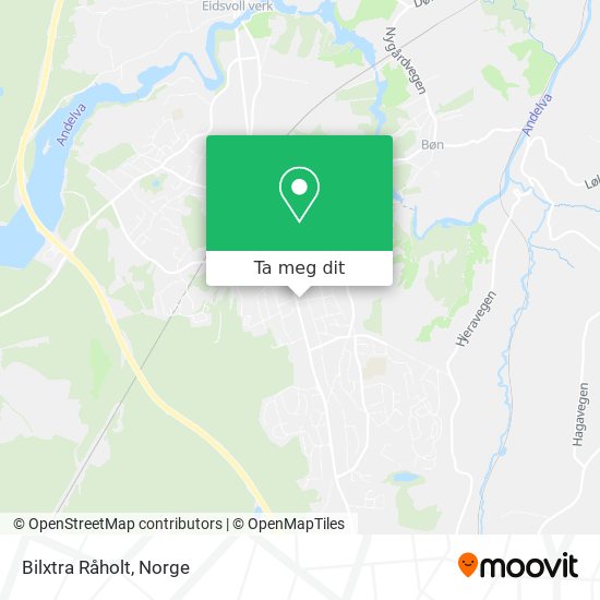 Bilxtra Råholt kart