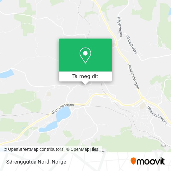 Sørenggutua Nord kart