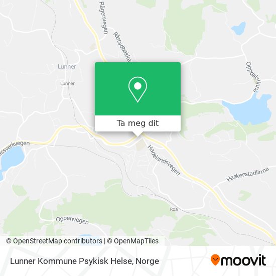Lunner Kommune Psykisk Helse kart