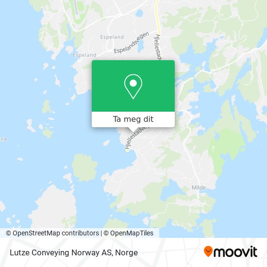 Lutze Conveying Norway AS kart