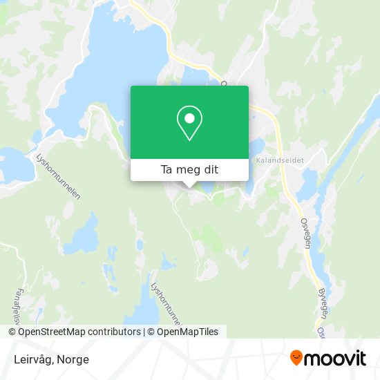 Leirvåg kart