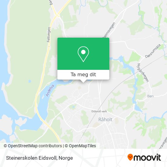 Steinerskolen Eidsvoll kart