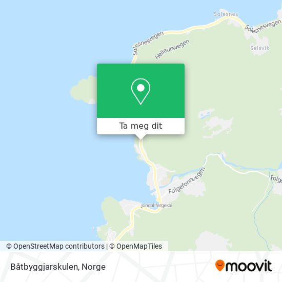 Båtbyggjarskulen kart