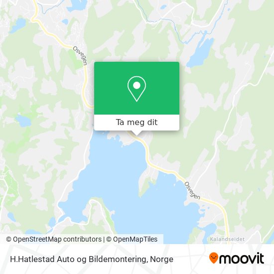 H.Hatlestad Auto og Bildemontering kart