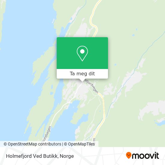 Holmefjord Ved Butikk kart