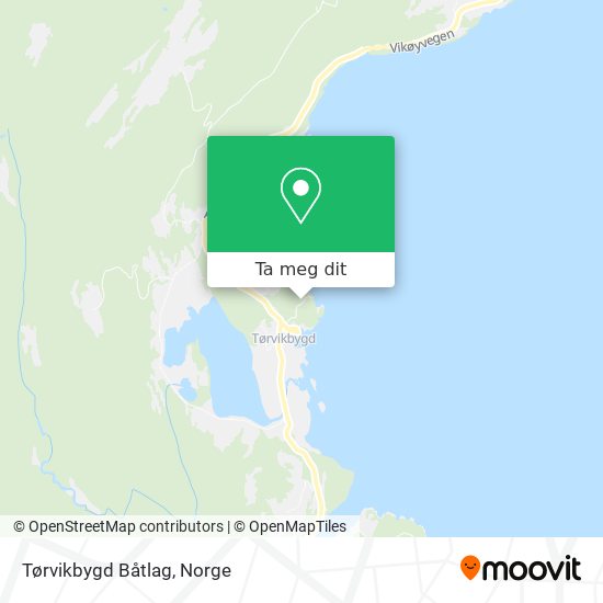 Tørvikbygd Båtlag kart