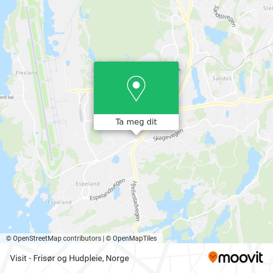 Visit - Frisør og Hudpleie kart