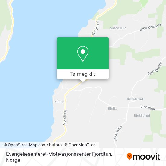 Evangeliesenteret-Motivasjonssenter Fjordtun kart