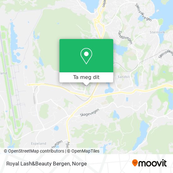 Royal Lash&Beauty Bergen kart