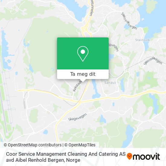 Coor Service Management Cleaning And Catering AS avd Aibel Renhold Bergen kart