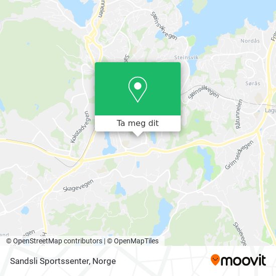 Sandsli Sportssenter kart