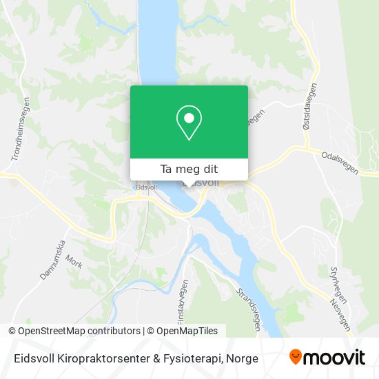 Eidsvoll Kiropraktorsenter & Fysioterapi kart