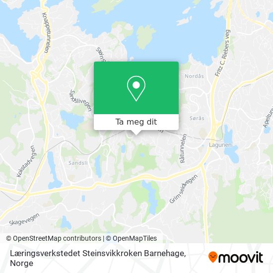 Læringsverkstedet Steinsvikkroken Barnehage kart