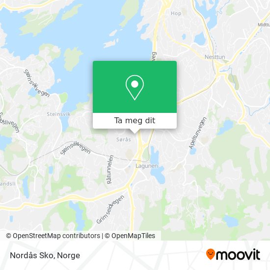 Nordås Sko kart