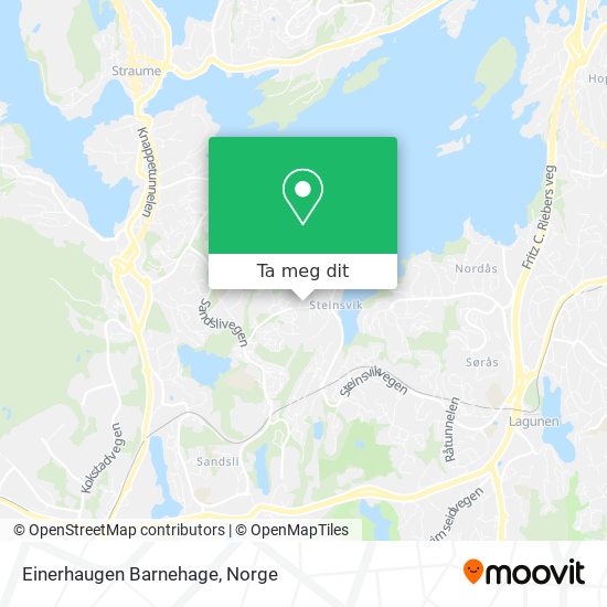 Einerhaugen Barnehage kart