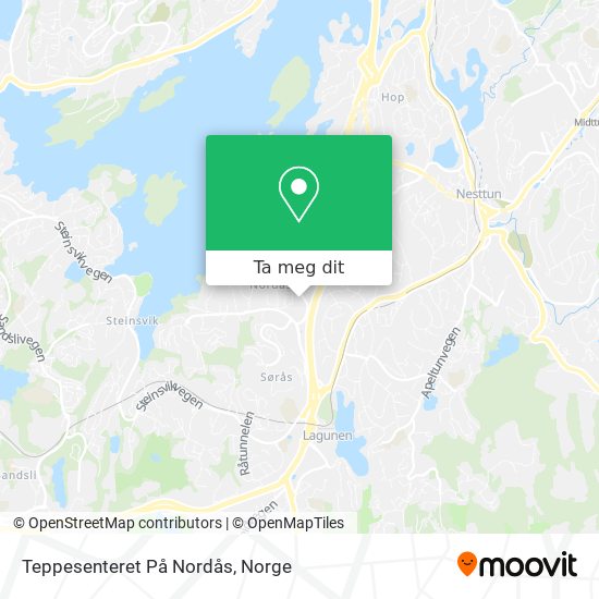 Teppesenteret På Nordås kart