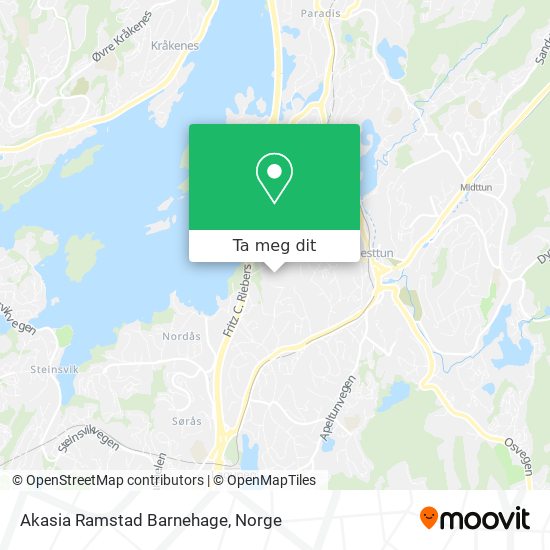 Akasia Ramstad Barnehage kart