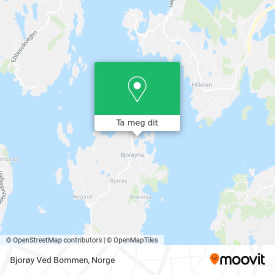 Bjorøy Ved Bommen kart