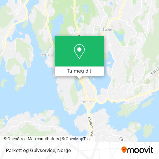 Parkett og Gulvservice kart