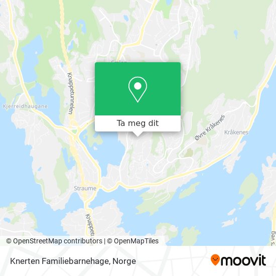 Knerten Familiebarnehage kart