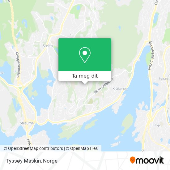 Tyssøy Maskin kart