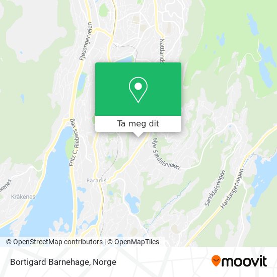 Bortigard Barnehage kart