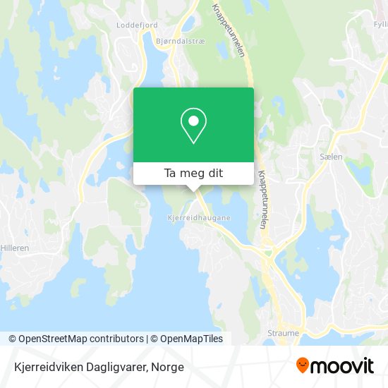 Kjerreidviken Dagligvarer kart