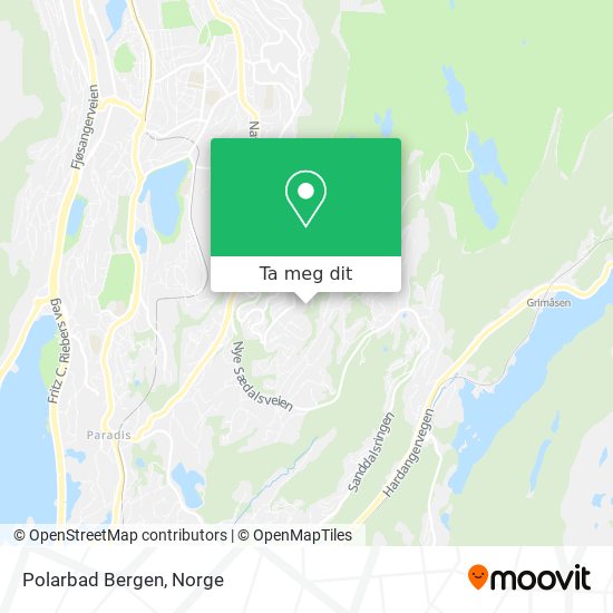 Polarbad Bergen kart