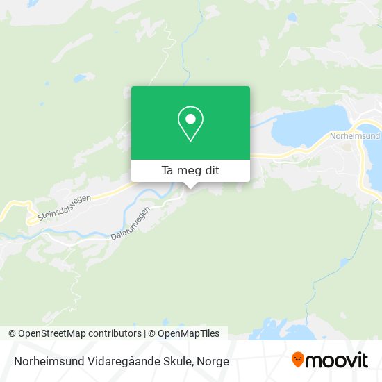 Norheimsund Vidaregåande Skule kart