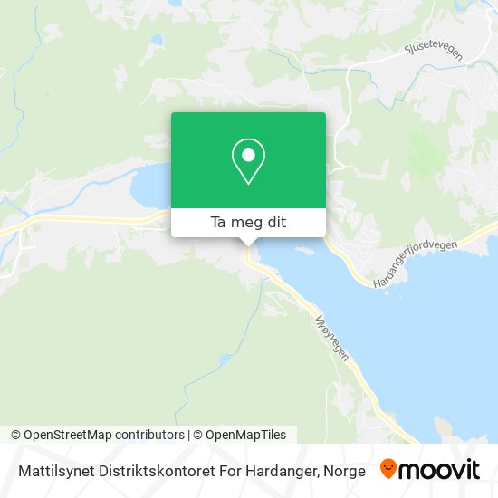 Mattilsynet Distriktskontoret For Hardanger kart
