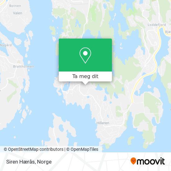 Siren Hærås kart