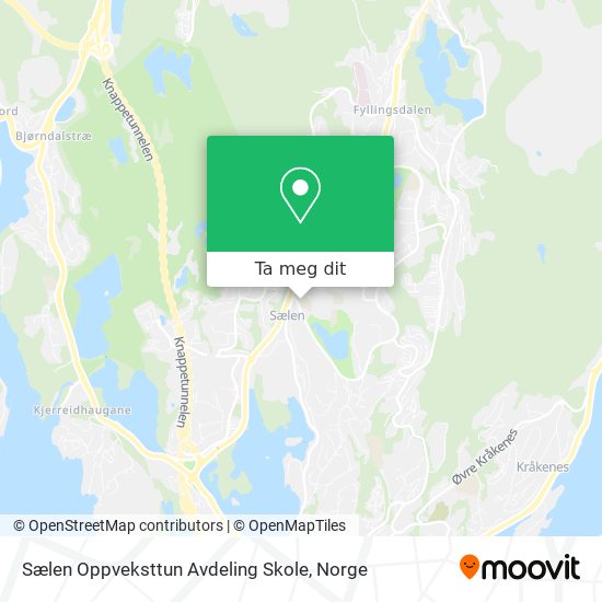 Sælen Oppveksttun Avdeling Skole kart