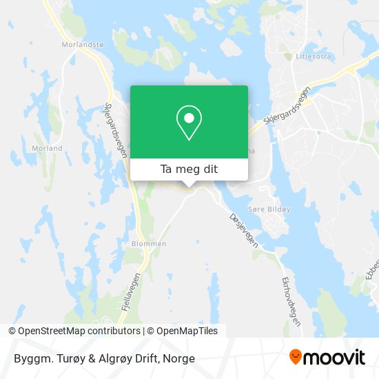 Byggm. Turøy & Algrøy Drift kart
