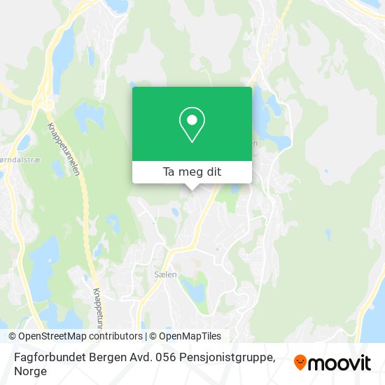 Fagforbundet Bergen Avd. 056 Pensjonistgruppe kart