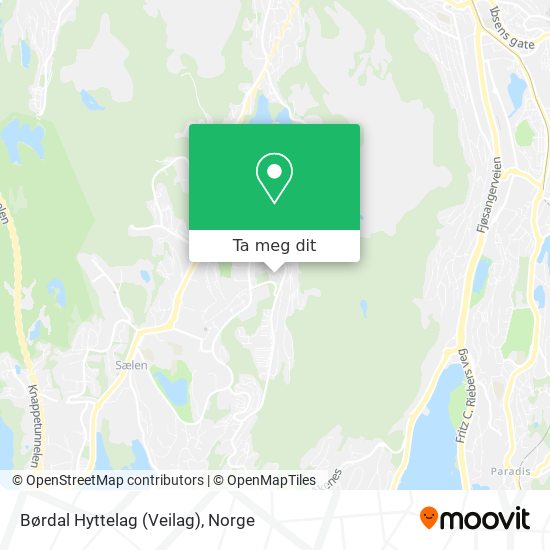 Børdal Hyttelag (Veilag) kart