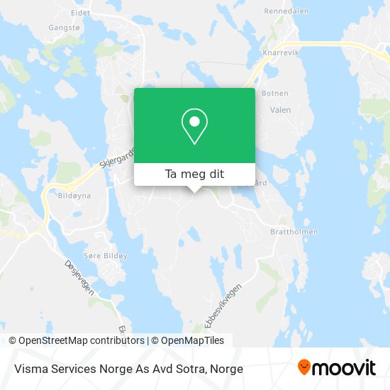 Visma Services Norge As Avd Sotra kart
