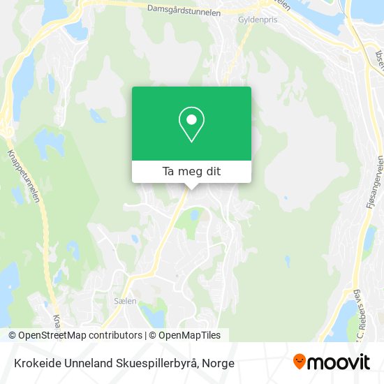 Krokeide Unneland Skuespillerbyrå kart