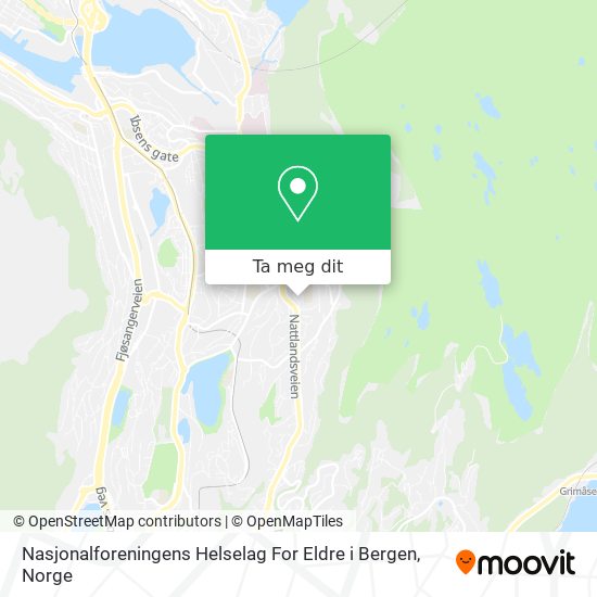 Nasjonalforeningens Helselag For Eldre i Bergen kart