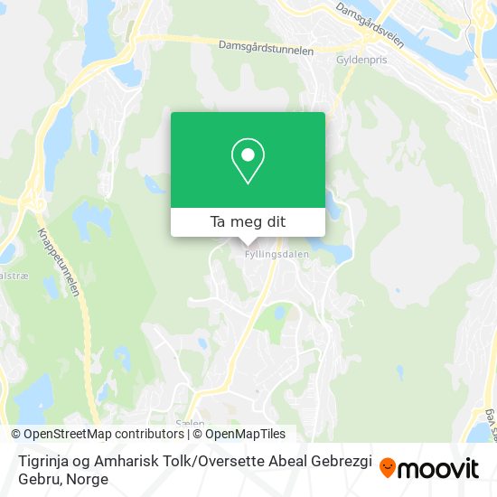 Tigrinja og Amharisk Tolk / Oversette Abeal Gebrezgi Gebru kart